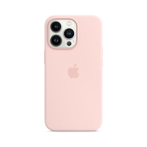 Apple - iPhone 13 Pro Silikon Hülle mit MagSafe hell Rosa (Chalk Pink) MM2H3ZM/A