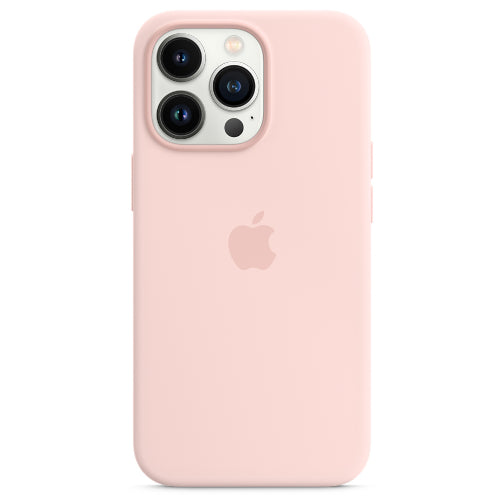 Apple - iPhone 13 Pro Max Silikon Hülle mit MagSafe hell Rosa (Chalk Pink) MM2R3ZM/A