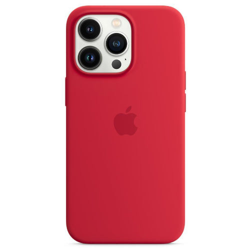 Apple - iPhone 13 Pro Max Silikon Hülle mit MagSafe Rot (Red) MM2V3ZM/A