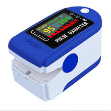 Lade das Bild in den Galerie-Viewer, Pulsoximeter Messgerät Finger Oximeter SpO2 mit OLED Monitor
