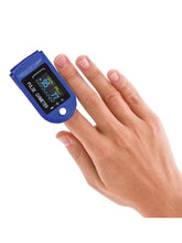 Lade das Bild in den Galerie-Viewer, Pulsoximeter Messgerät Finger Oximeter SpO2 mit OLED Monitor
